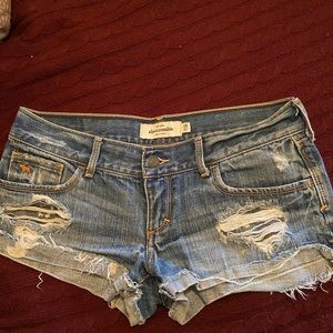 Abercrombie Jean Shorts, Size 16